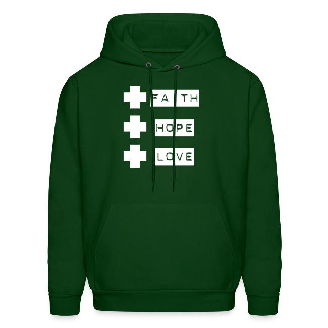 3 crosses , faith hope love
