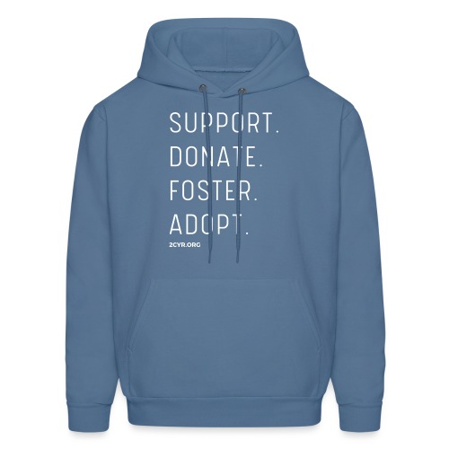 Support. Donate. Foster. Adopt. - Men's Hoodie