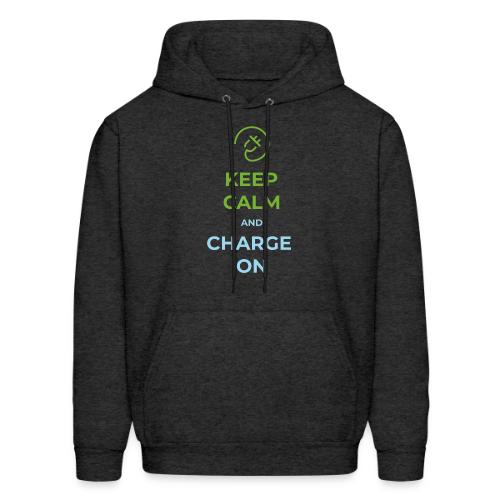 Keep calm and charge on - Men's Hoodie