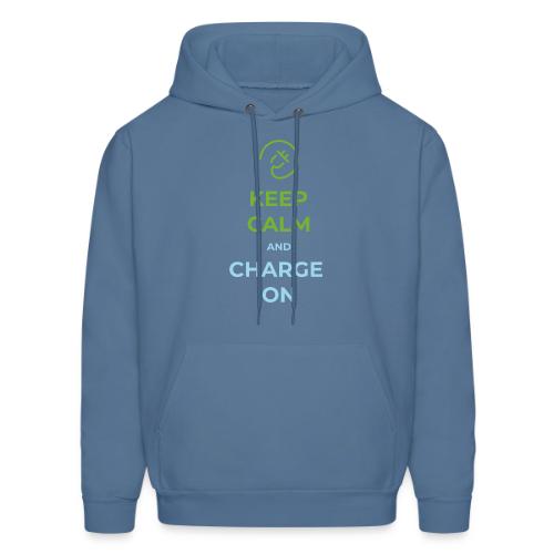 Keep calm and charge on - Men's Hoodie