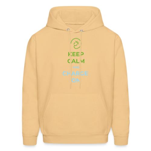 Keep calm and charge on - Men's Hoodie