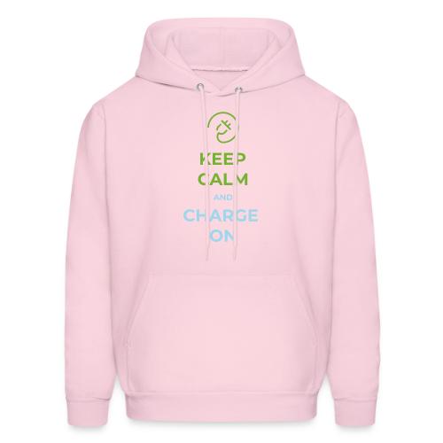 Keep calm and charge on - Men's Hoodie