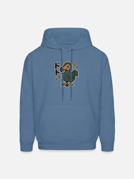 Dodo Bird Japanese - Men's Hoodie - denim blue