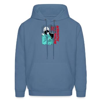 asian runner blade - Men's Hoodie - denim blue - Front - Elias (183cm)