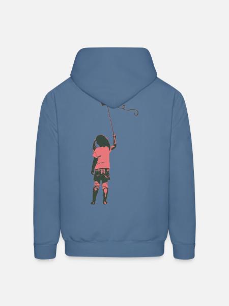 THE KITE1 - Men's Hoodie - denim blue