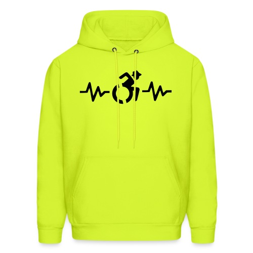 Wheelchair heartbeat, for wheelchair users # - Men's Hoodie