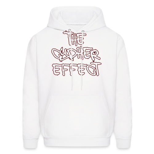 red outline tce2 png - Men's Hoodie