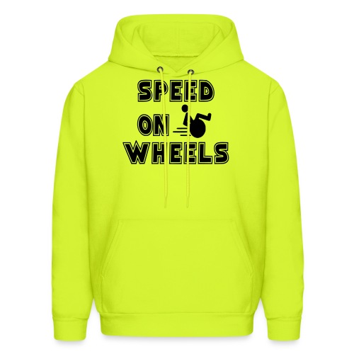 Speed on wheels for real fast wheelchair users - Men's Hoodie