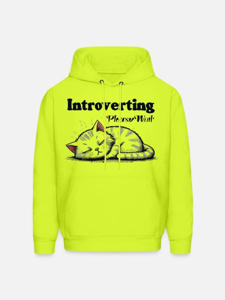 Please Wait... - Men's Hoodie - safety green