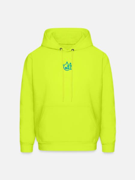 Global Team Connection - Men's Hoodie - safety green