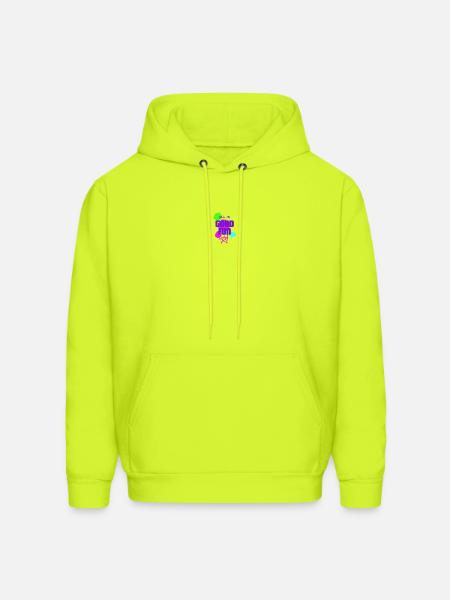 All In Good Fun Neon Splash - Men's Hoodie - safety green