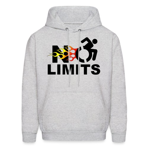No limits for me with my wheelchair - Men's Hoodie