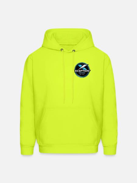 Xception Gaming Cyan - Men's Hoodie - safety green