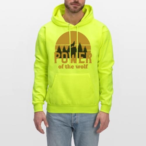 Power Of The Wolf - Men's Hoodie