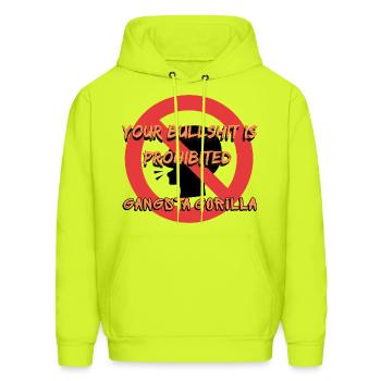 1963a427 71a5 465a a453 2a2faaff7aea - Men's Hoodie - safety green - Front - Elias (183cm)
