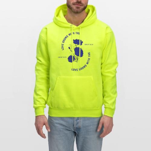 Love Grows With The Sun Of Faith - Men's Hoodie