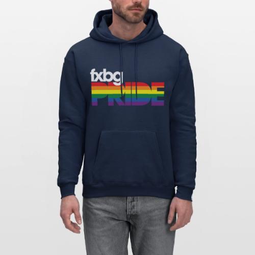 FXBG PRIDE Logo - WHITE - Men's Hoodie