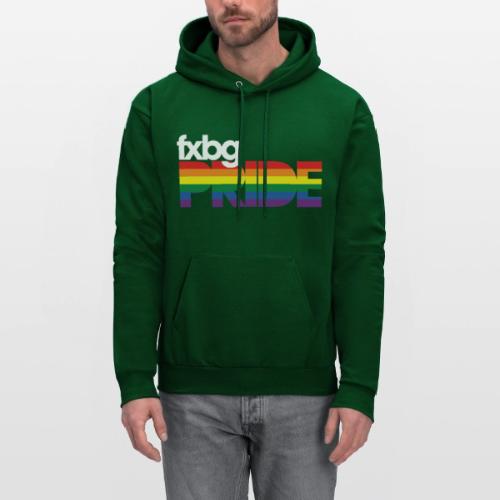 FXBG PRIDE Logo - WHITE - Men's Hoodie