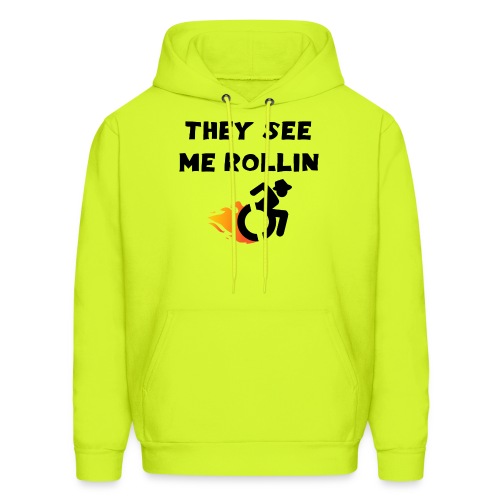 They see me rollin, for wheelchair users, rollers - Men's Hoodie