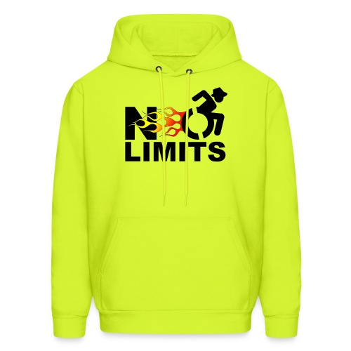 There are no limits when you're in a wheelchair - Men's Hoodie