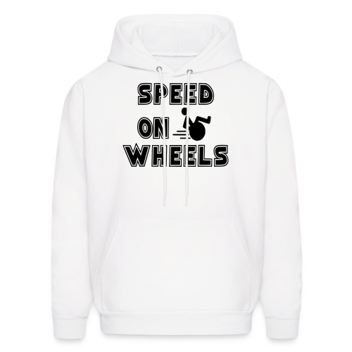 Speed on wheels for real fast wheelchair users - Men's Hoodie