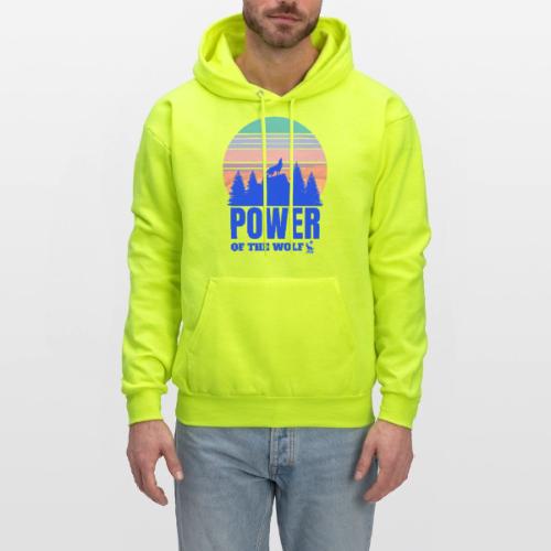 Power Of The Wolf - Men's Hoodie