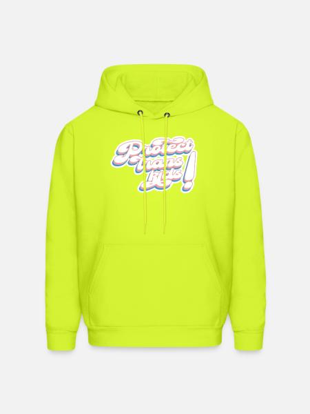 Protect Trans Kids! - Men's Hoodie - safety green