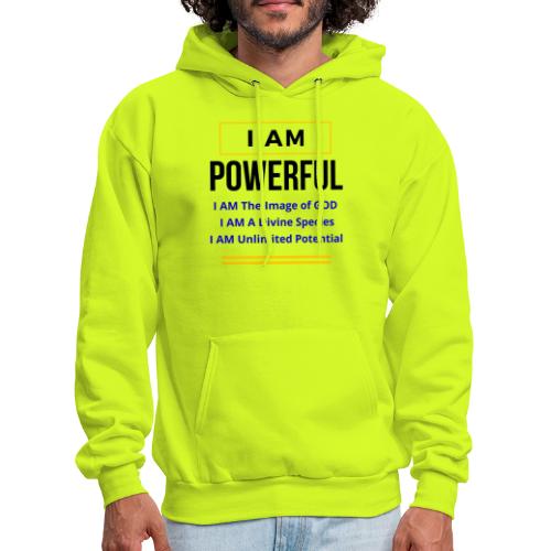 I AM Powerful (Light Colors Collection) - Men's Hoodie