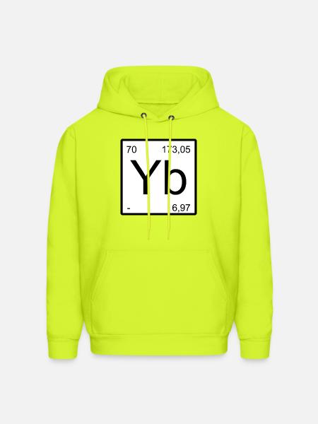 Ytterbium Element Minimal - Men's Hoodie - safety green
