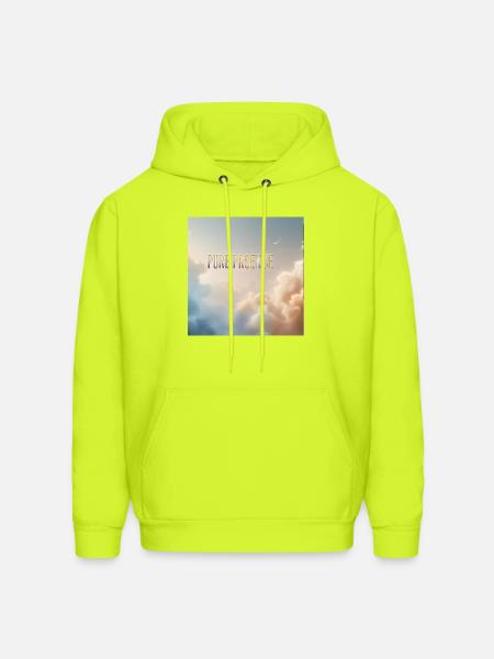 mindfulness and serenity - Men's Hoodie - safety green
