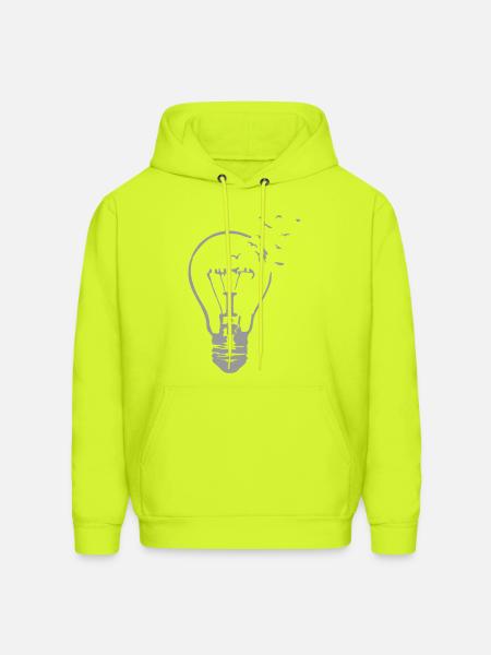 Broken Light - Men's Hoodie - safety green