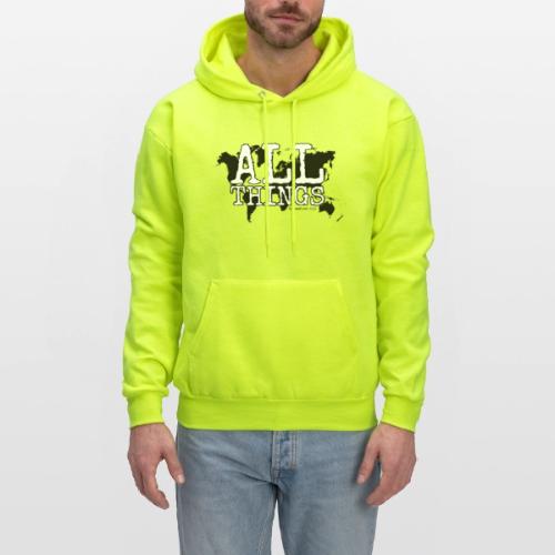All Things World Map - Men's Hoodie