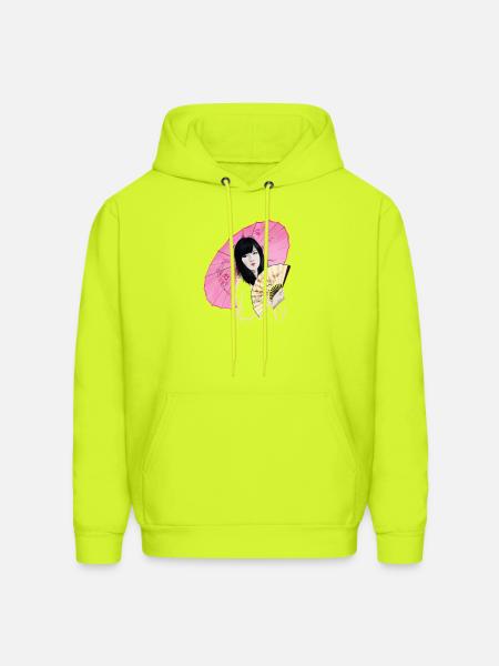 Sakura - Men's Hoodie - safety green