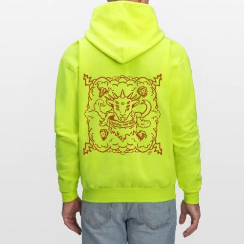 Red Revelation Lamb - Men's Hoodie
