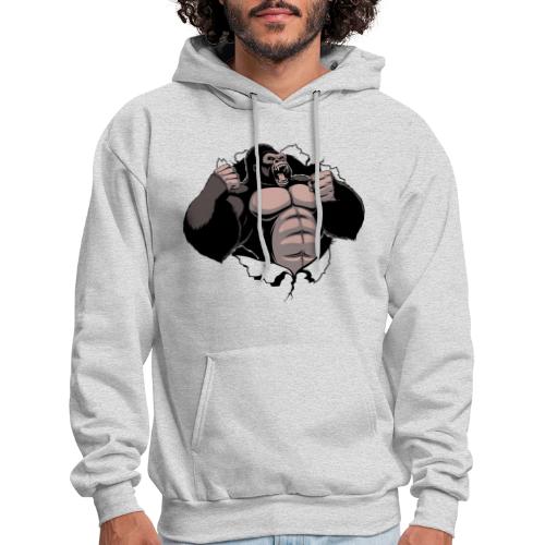 Chest Beating Beat Your Ads Gorilla Style - Men's Hoodie