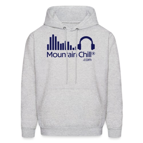 MountainChill Official Blue Logo (2-sided) - Men's Hoodie