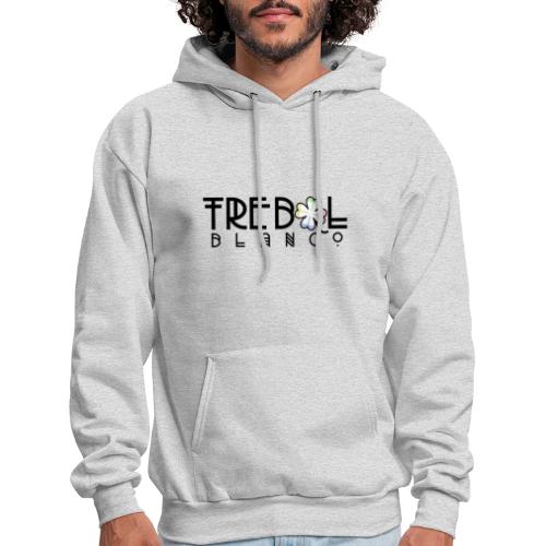 TB Stacked Logo with Classic clover with color - Men's Hoodie