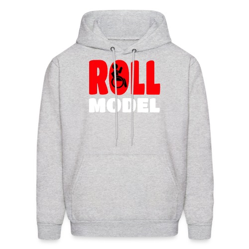 This wheelchair user is also a roll model - Men's Hoodie