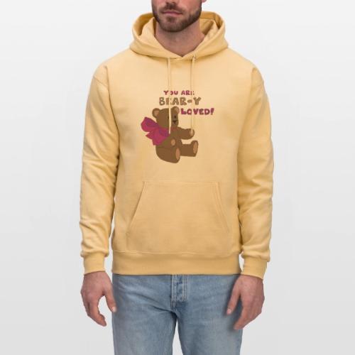 Bear-y Loved Teddy Bear - Men's Hoodie