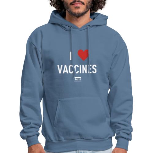 I heart vaccines Immunize Colorado Logo 1 - Men's Hoodie
