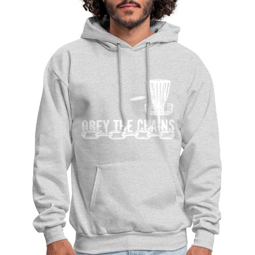 Obey the Chains Disc Golf White - Men's Hoodie