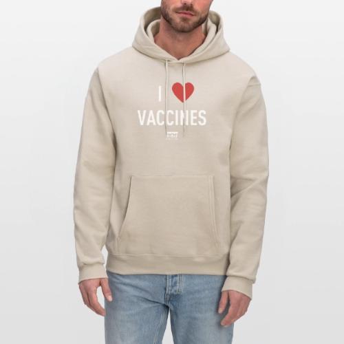 I heart vaccines Immunize Colorado Logo 1 - Men's Hoodie