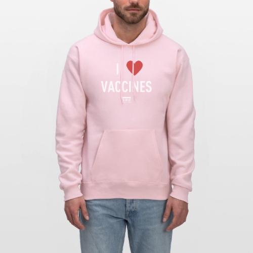 I heart vaccines Immunize Colorado Logo 1 - Men's Hoodie
