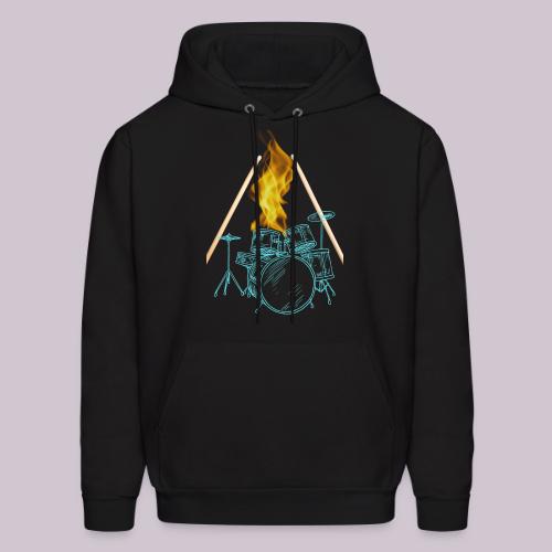 Drums on Fire - Men's Hoodie