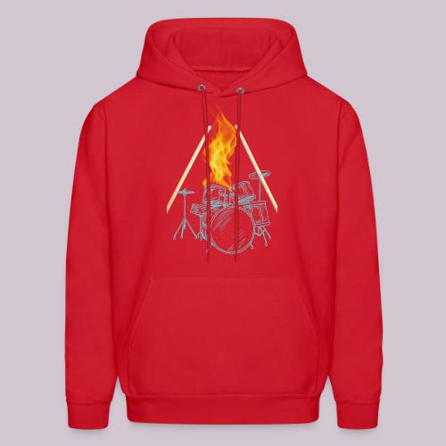 Drums on Fire - Men's Hoodie