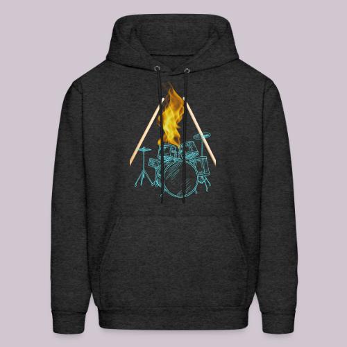 Drums on Fire - Men's Hoodie