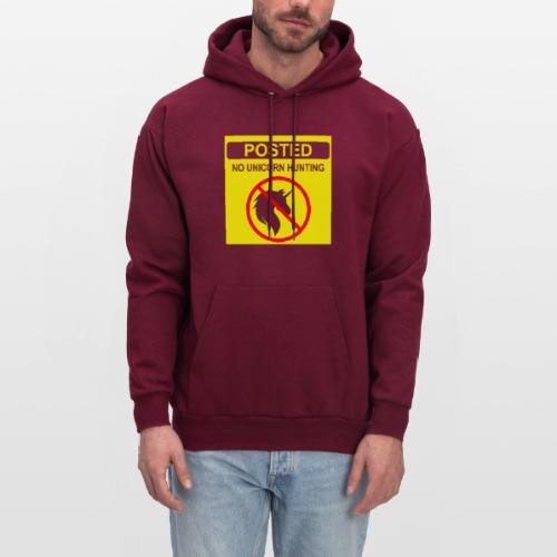 Posted Unicorn Hunting (open) - Men's Hoodie
