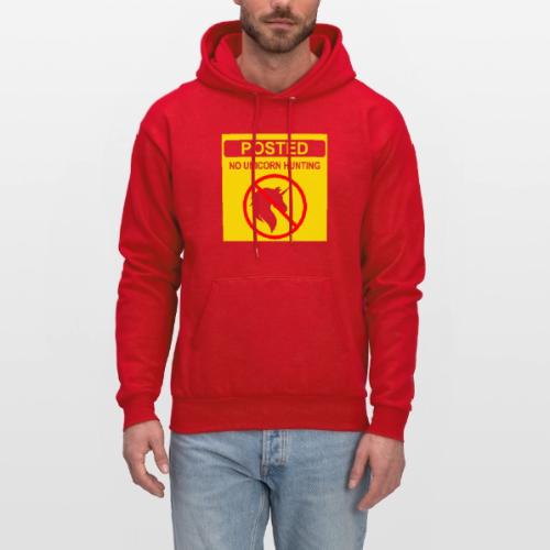 Posted Unicorn Hunting (open) - Men's Hoodie