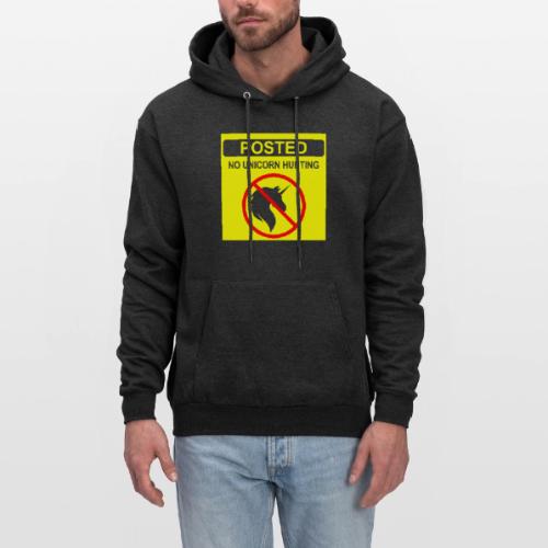 Posted Unicorn Hunting (open) - Men's Hoodie