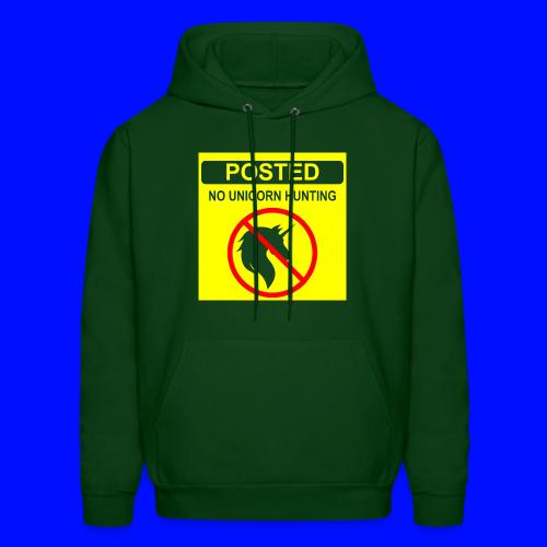 Posted Unicorn Hunting (open) - Men's Hoodie